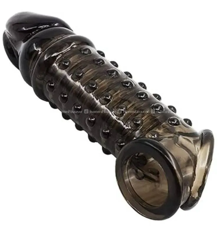 Thick Dotted Reusable Silicon Condom For Men
