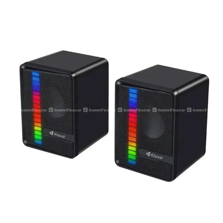 Kisonli X14 RGB Portable USB Mini Wired Desktop s.