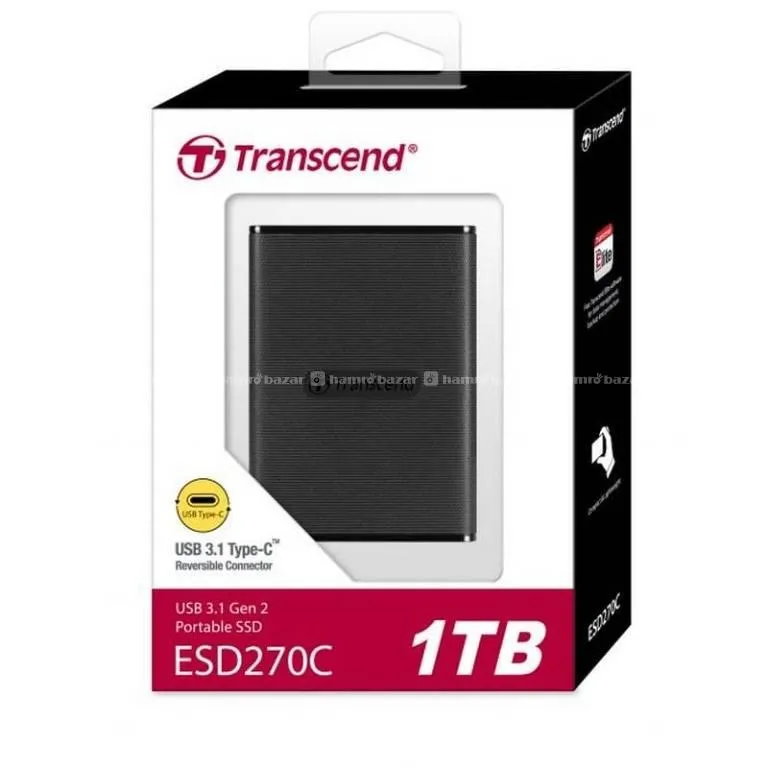 Transend 1TB External SSD ESD270C Type C