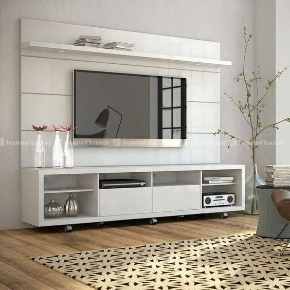 Modular simple best design tv rack cabinet