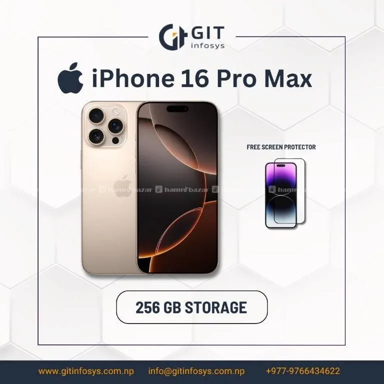 iphone 16 Pro Max 256GB New, Sealed packed