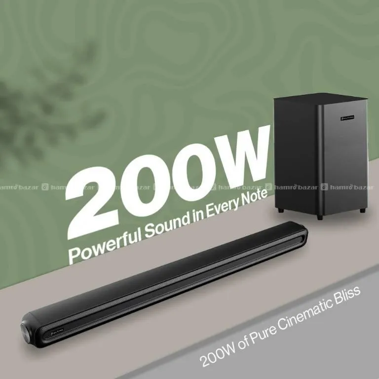 ULTIMA WAVE BAR 200W SOUND BAR WITH 200W OUTPUT.