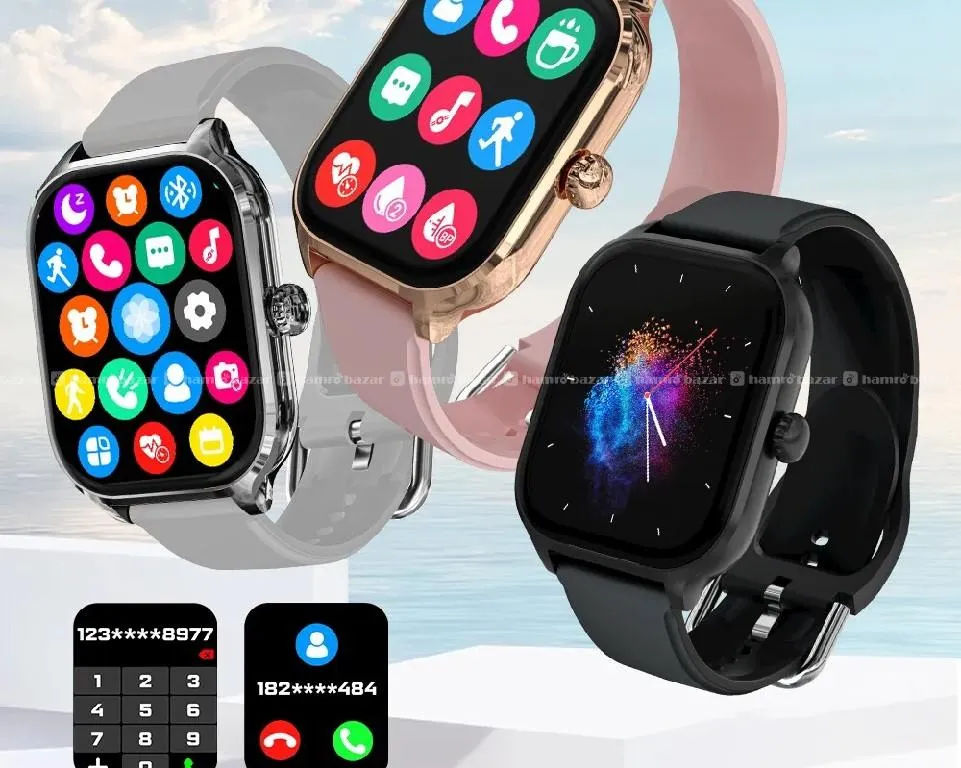 LAXASFIT H9 Smartwatch Dial to Answer Calls Calori