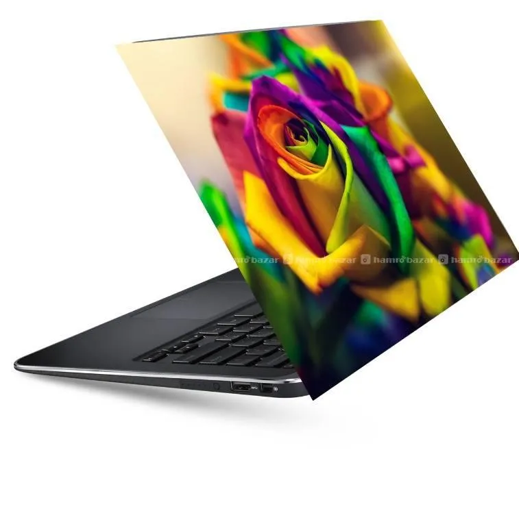 laptop sticker,skin,wraps flowers print