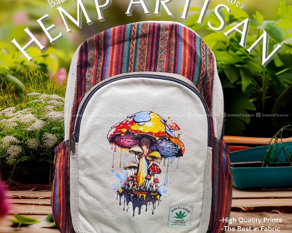 Hemp Artisan Backpacks.