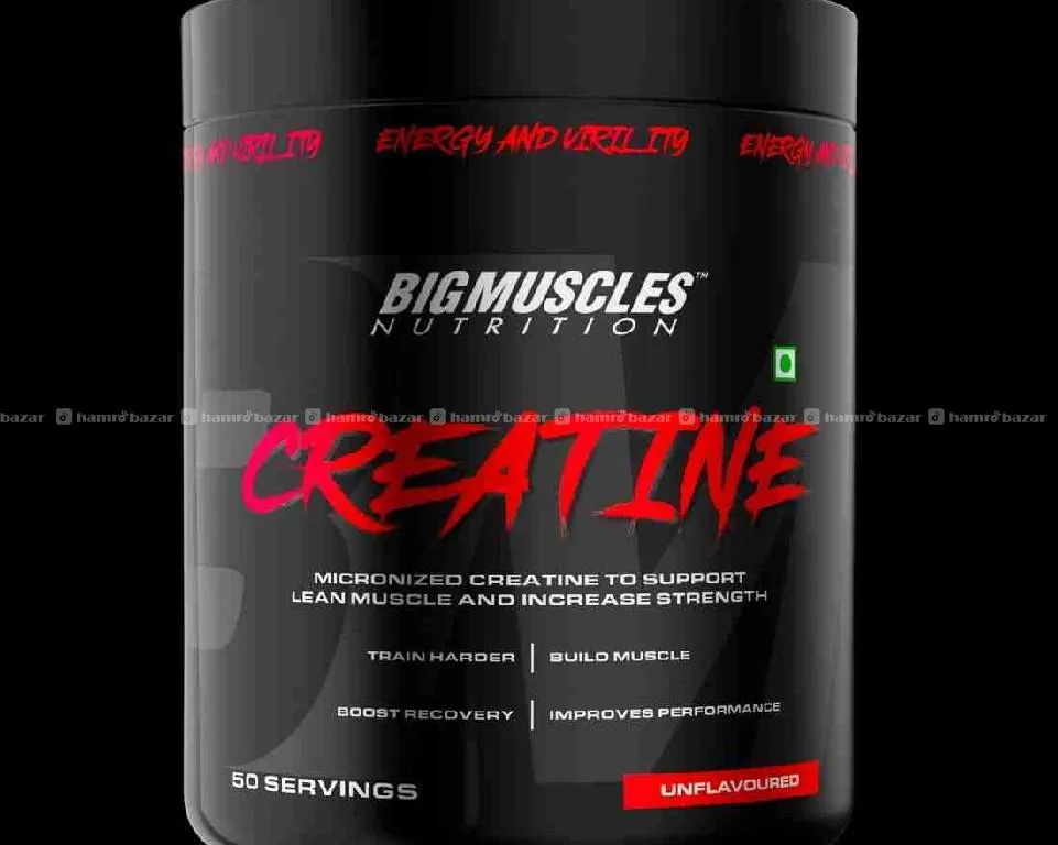 BIG MUSCLE CREATINE 150 GM , 50 SERVINGS unflavor