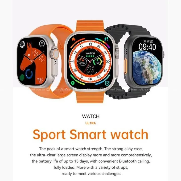 Microwear W68+ Ultra Smartwatch 2.2 Inch Super