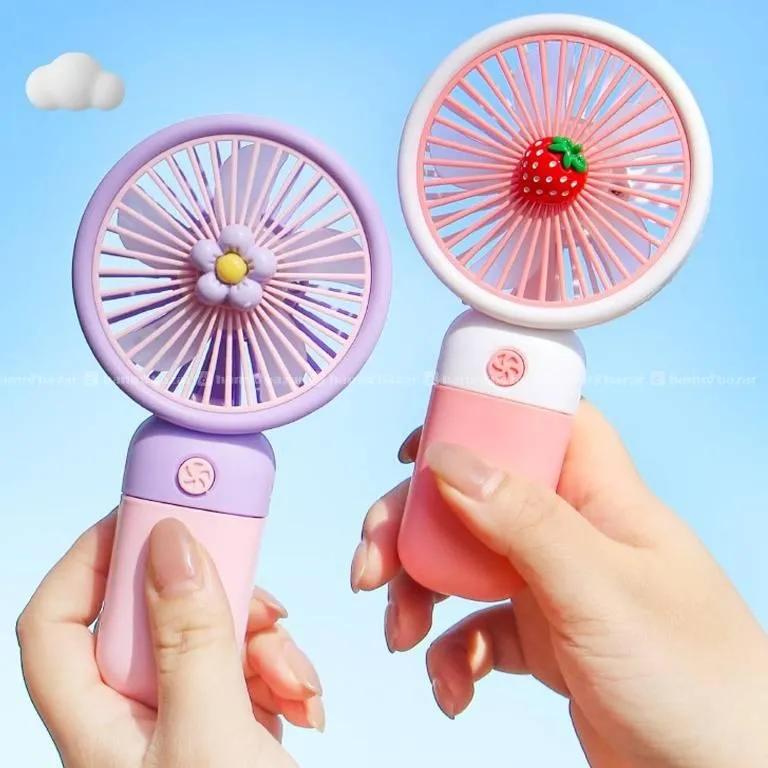 Mini Handheld Fan Rechargeable Portable Fan