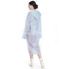 EVA Raincoat Waterproof Raincoat, Reusable Transpa