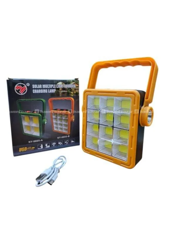 Solar Rechargeable Camping Lantern High Power Bank