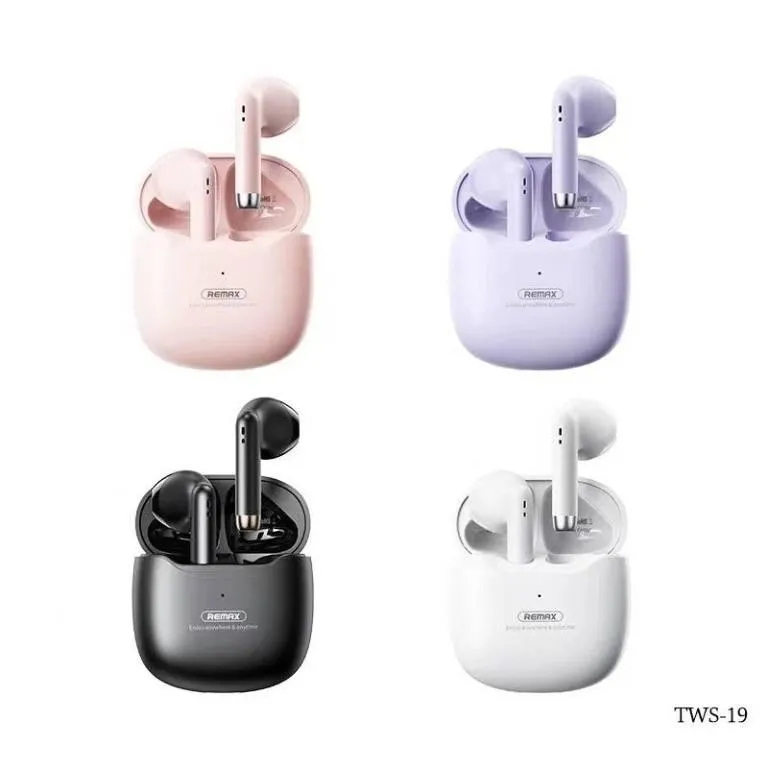 REMAX MARSHMALLOW EARBUDS FOR MUSIC & CALL TWS-19