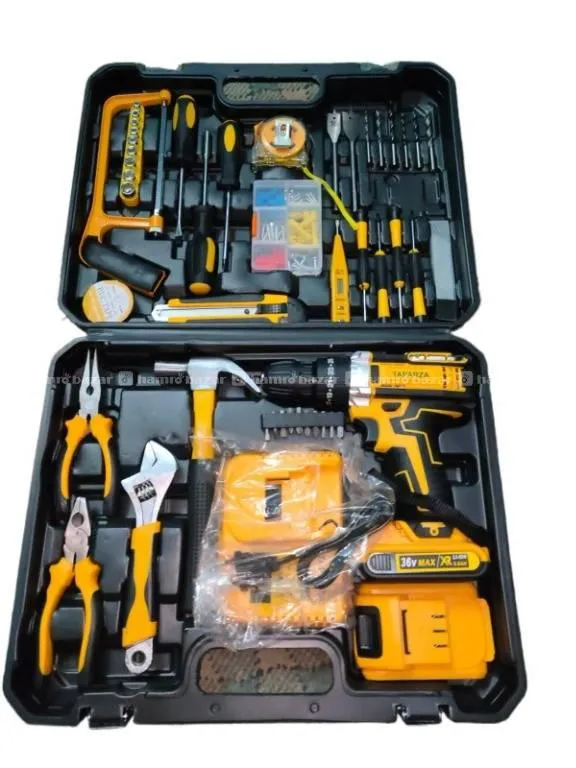 81Pcs Household Tools Set Wtih 36V Impact Function