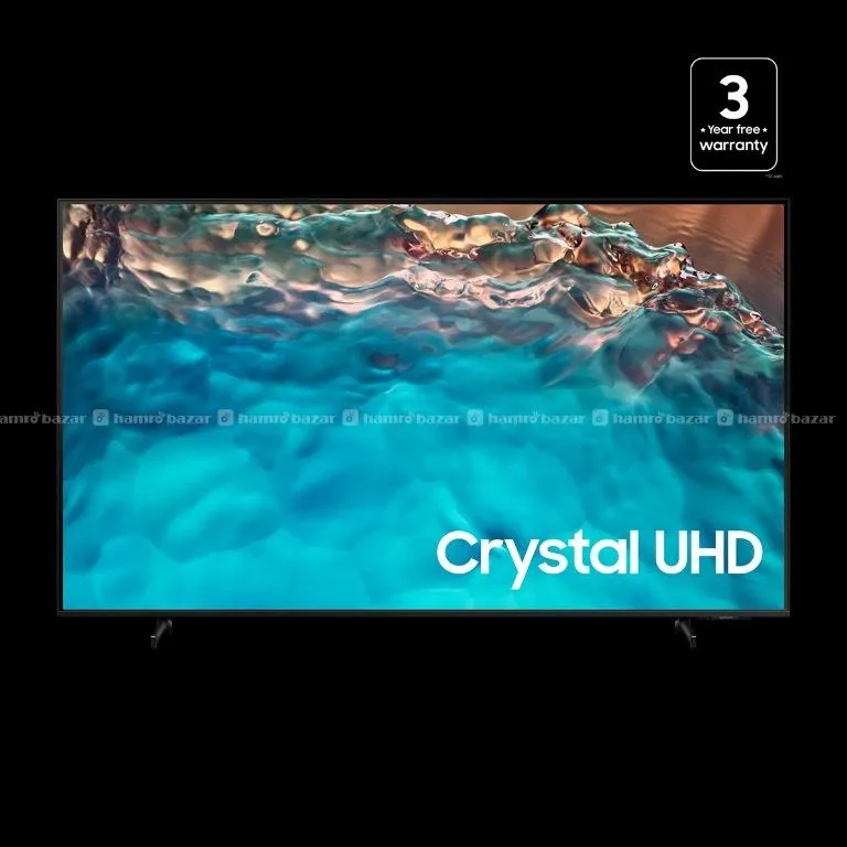 Samsung 75” Crystal Uhd 4k tv new 3 years warranty