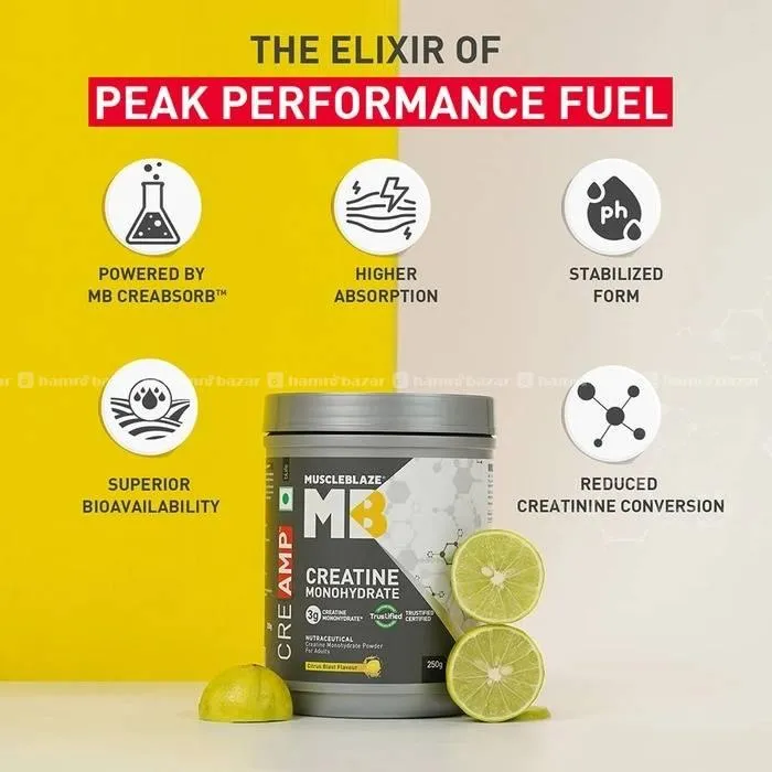 Musleblaze creatine available in different flavour