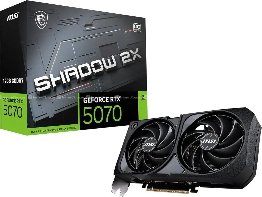 MSI Gaming RTX 5070 12G Shadow 2X OC Graphics Card