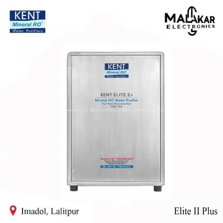 Kent 100Ltrs RO Water Purifier Elite II Plus