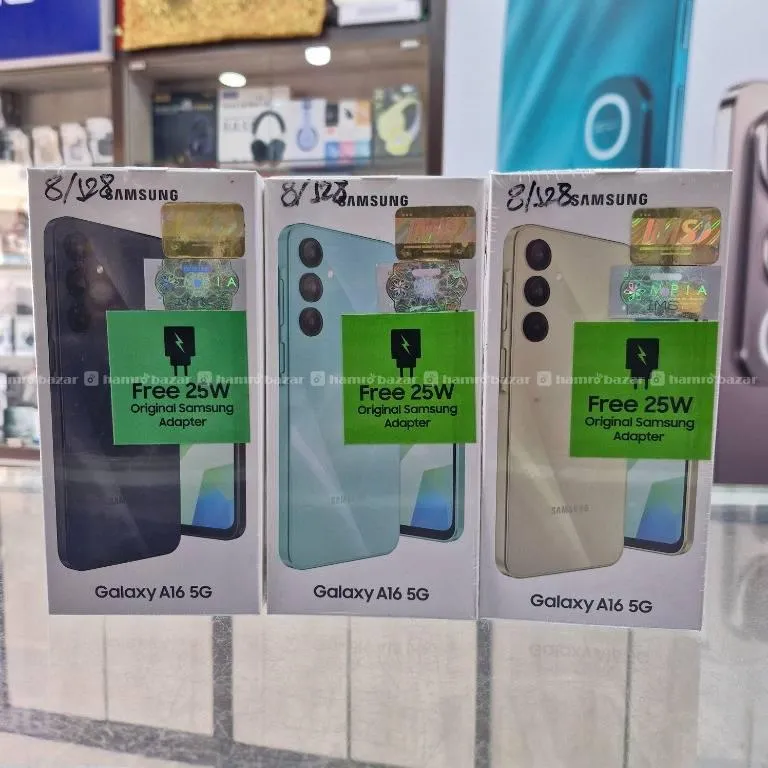 Samsung A16 5G 6+128GB सरल किस्ताबन्दीमा उपलब्ध