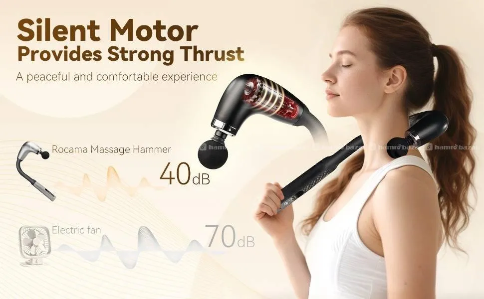 Massager Hammer with Extension Handle, Portable