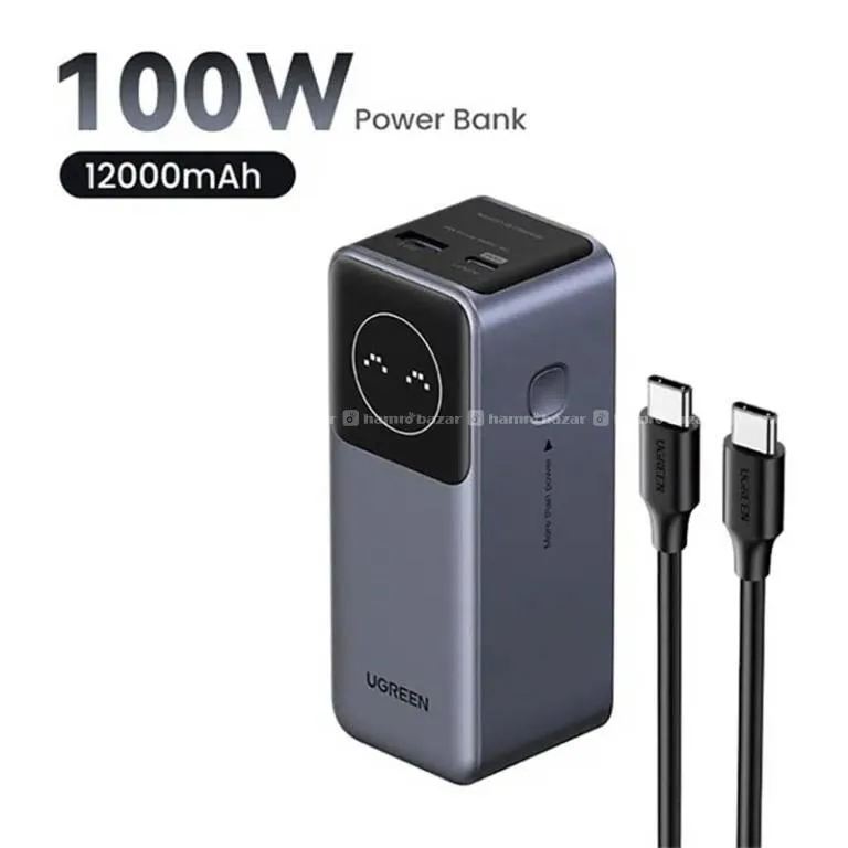 UGREEN NEXODE 100W 12000MAH POWER BANK FOR SALE.