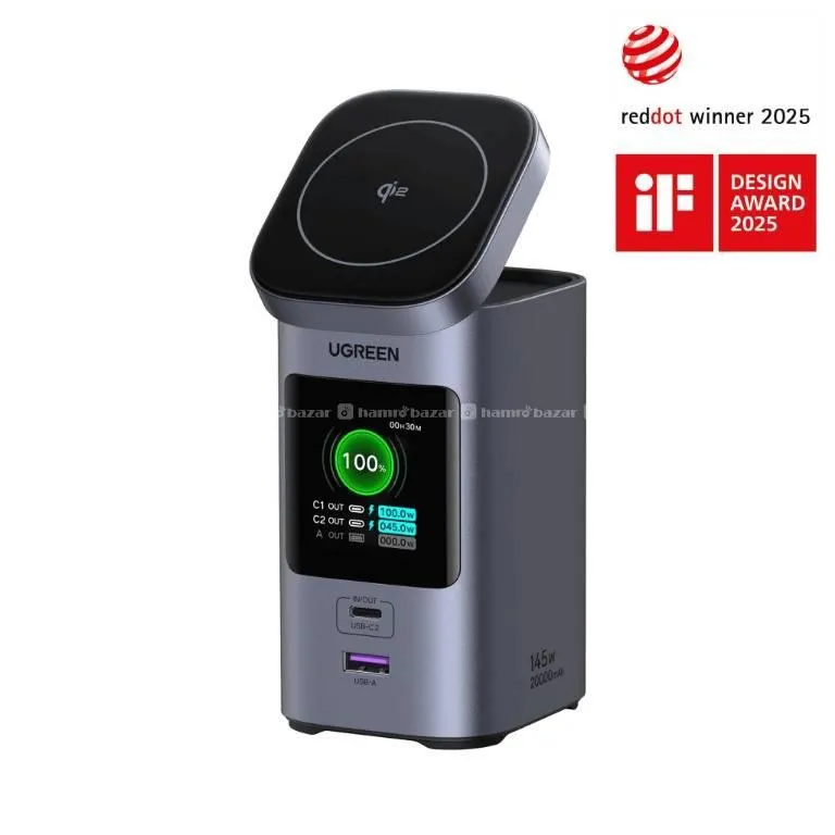 Ugreen 35527B 20000mAh 145W 2C1A+15W power bank