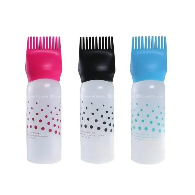 Root Comb Oil Applicator Bottle with Graduated