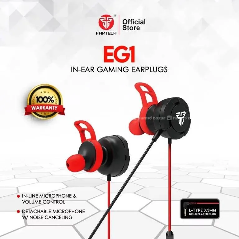 Fantech EG1 Gaming Earphone for Pubg and Freefire