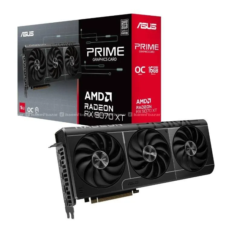 ASUS Prime Radeon™ RX 9070XT 16GB GDDR6 OC Edition