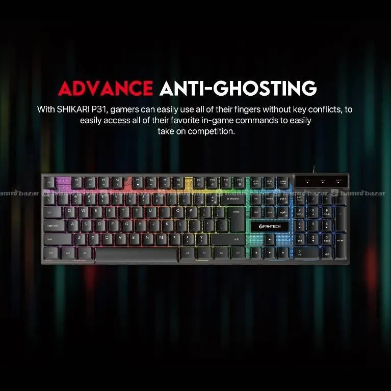 Rgb Mouse keyboard and mousepad Fantech Bundle