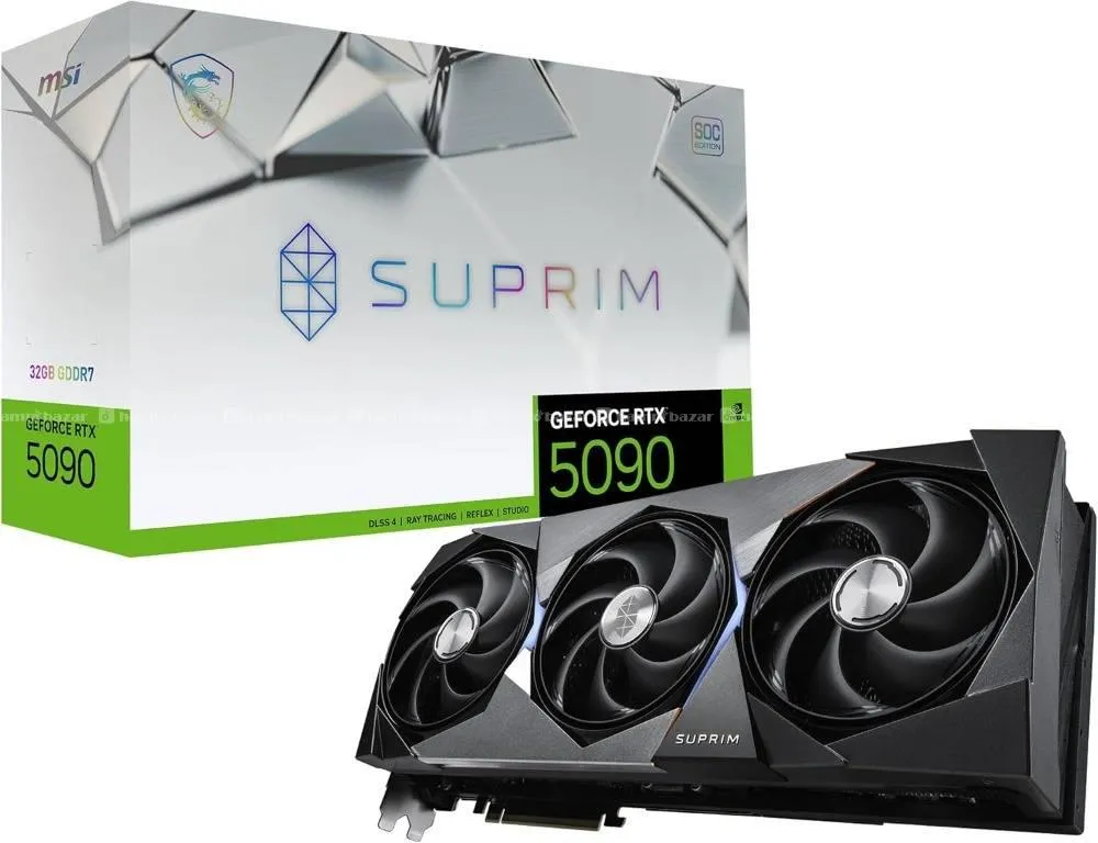 MSI GeForce RTX 5090 32G SUPRIM SOC Graphic Card