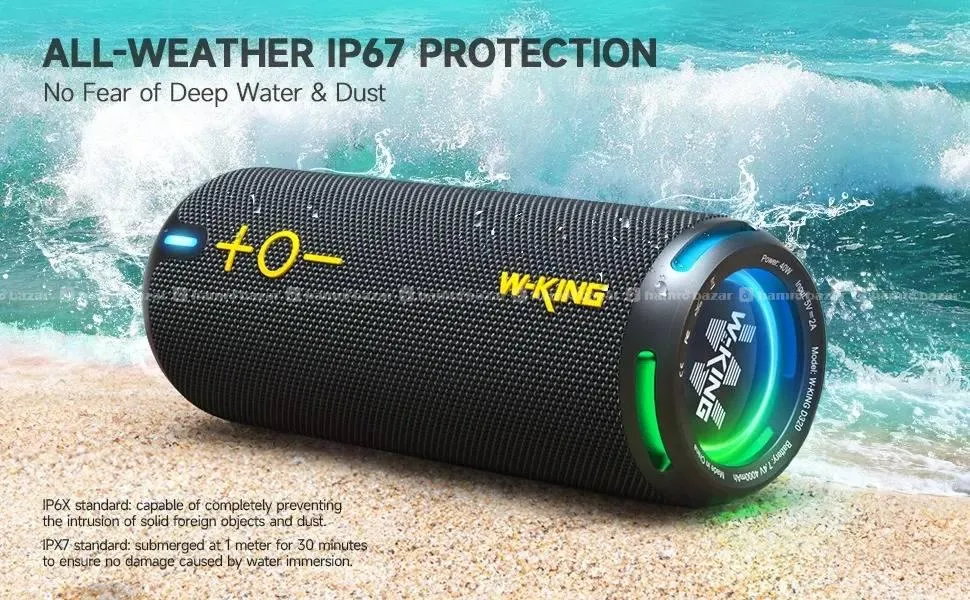 Wireless Bluetooth Speakers W-KING D320 portable