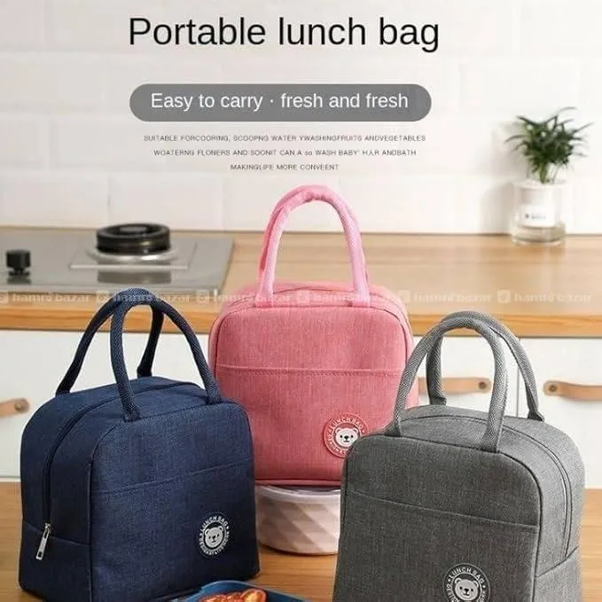 Handy Sized Bento Thermal Insulated Lunch Bag