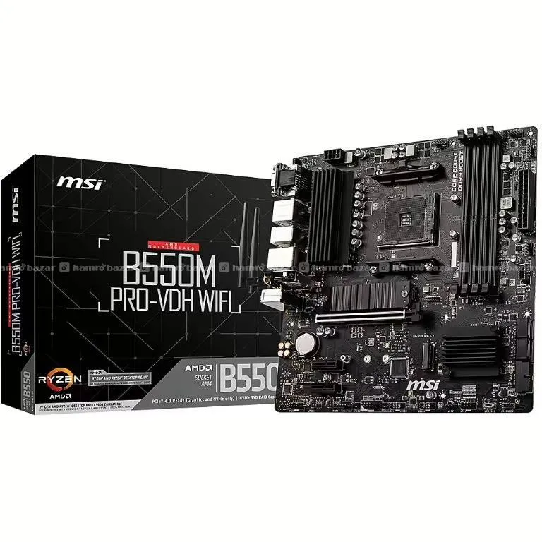MSI B550m Pro VDH Wifi Motherboard
