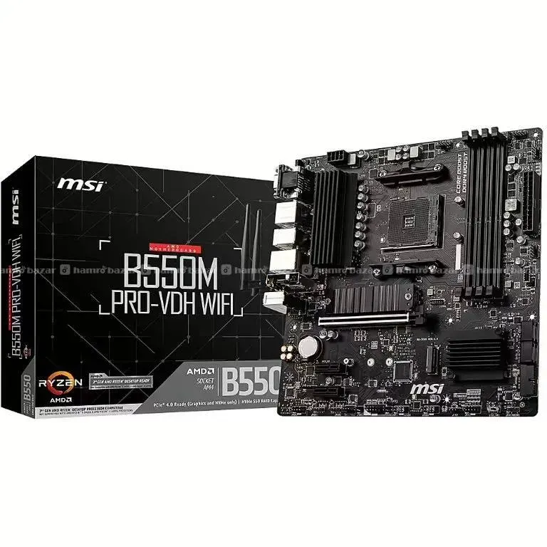 MSI B550m Pro VDH Wifi Motherboard