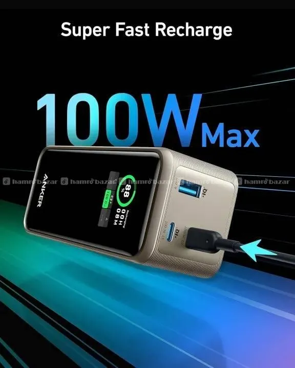 Anker Prime Power Bank, 20,000mAh 200W,