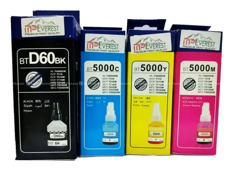 MP Brother Ink Set CMYK |DCP-T310/220/42 printers