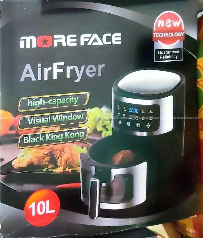 MORE FACE AirFryer high-capacity Visual Window