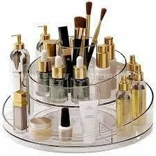 LINFIDITE 360° Rotating Makeup Organiser 2 Tier