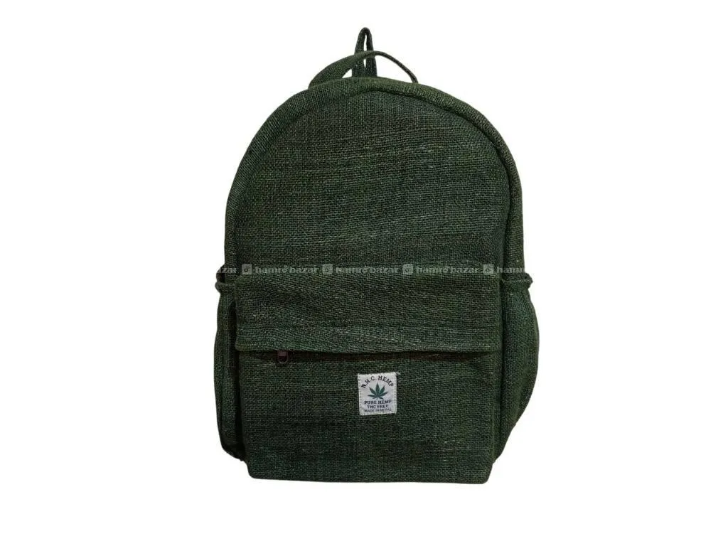 Organic Hemp Backpack: 30x42x13cm
