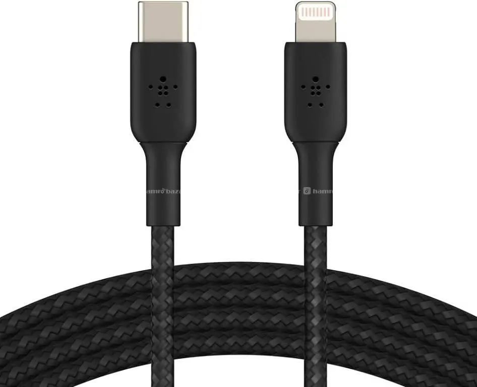 belkin Braided USB-C to Lightning Cable 2m
