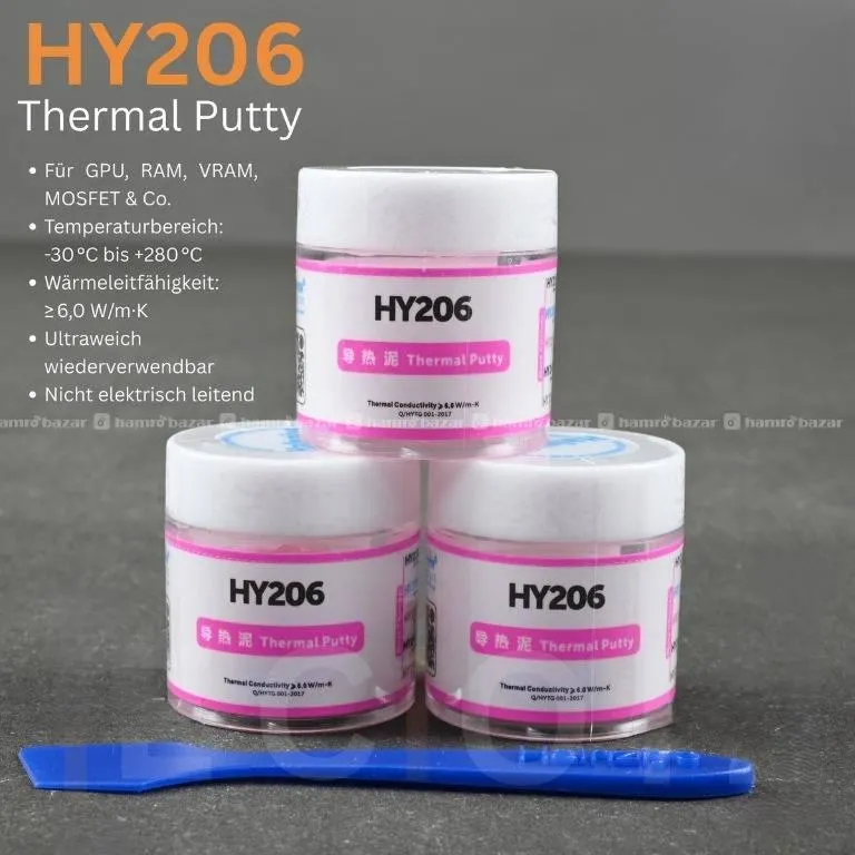 HY206 Thermal Putty 6.0W/mK 10g