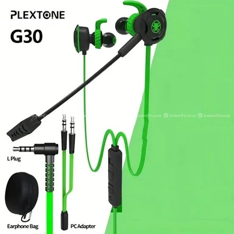 Plextone G30 3.5mm Gaming Earphones With Mic