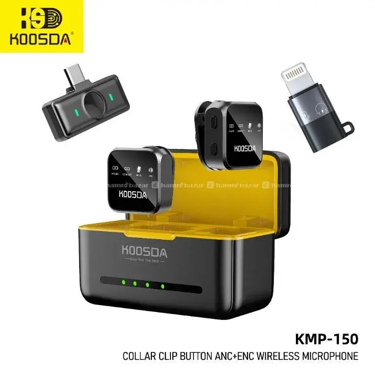 KOOSDA KMP 150 Collar ANC/ENC Wireless Microphone