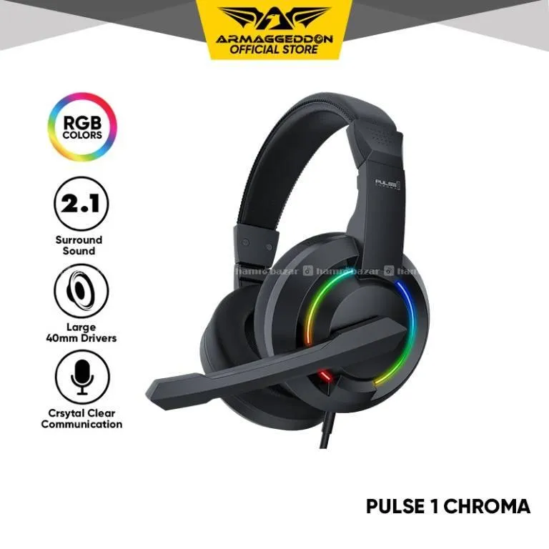 Armaggeddon Pulse 1 Chroma Wired Gaming Headset