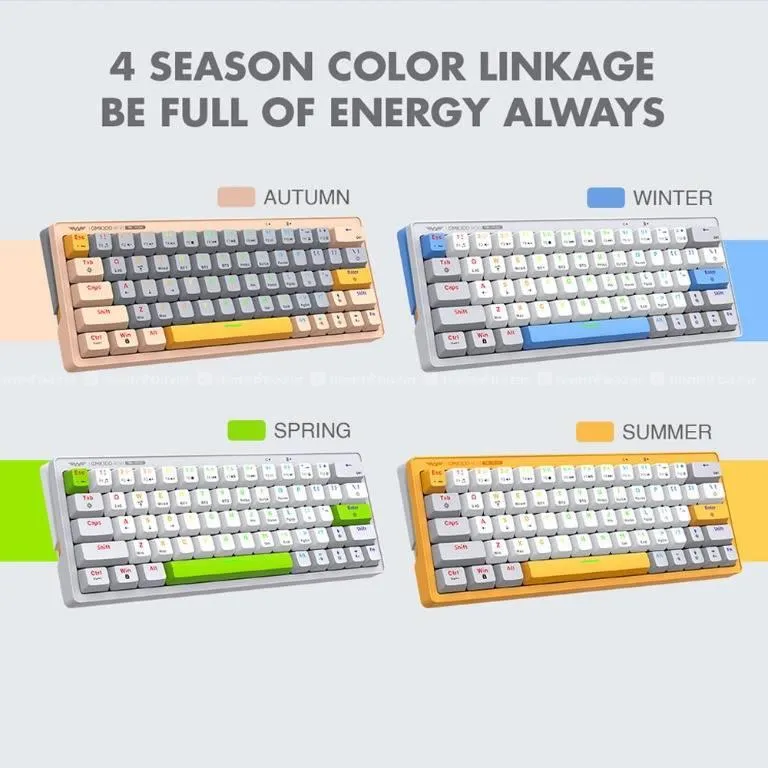 ARMAGGEDDON GMK-100 RGB TRI-MODE Gaming Keyboard