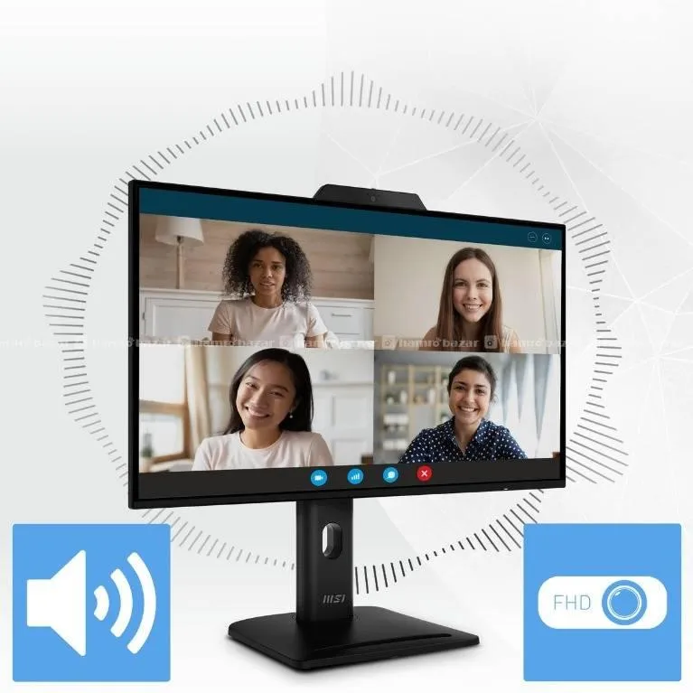 MSI PRO MP272PMG (27" FHD, Webcam & mic, 120Hz)