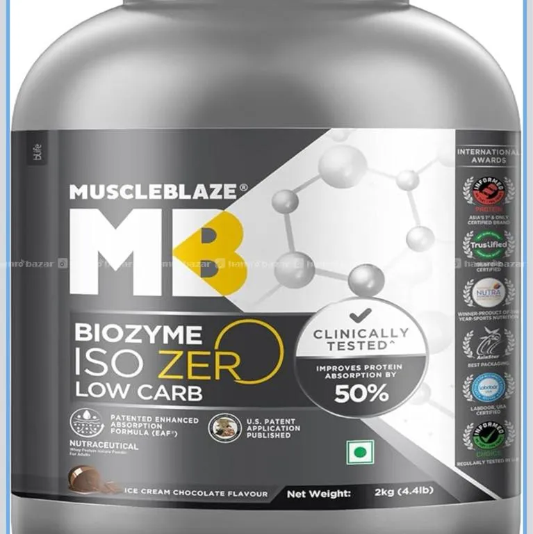 MuscleBlaze Low Carb Whey Protein Isolate