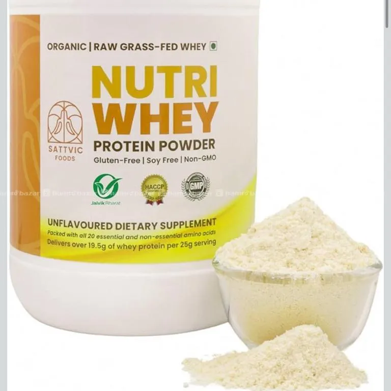 Sattvic Foods Whey Concentrate 80% Protein Powder