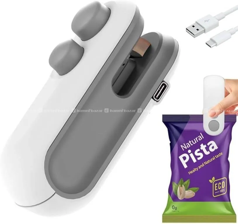 Rechargeable Plastic Bag Sealer with Cutter | Port