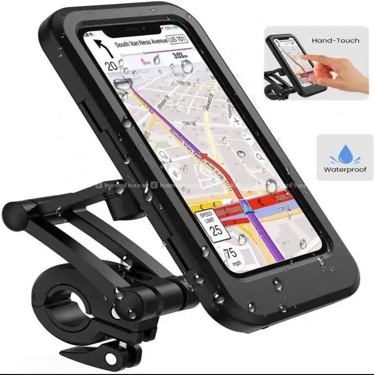 Bike Phone Holders Adjustable Waterproof Mobile Ca