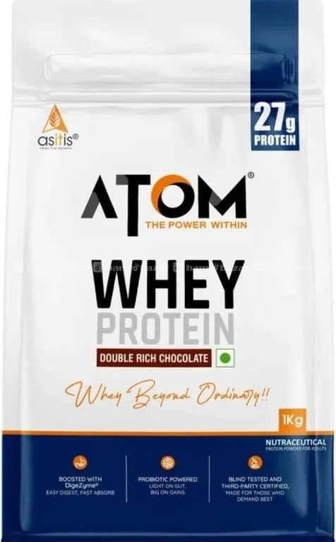 AS-IT-IS Atom Whey Protein 1kg - Double Rich Choco